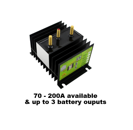 Split charge diode