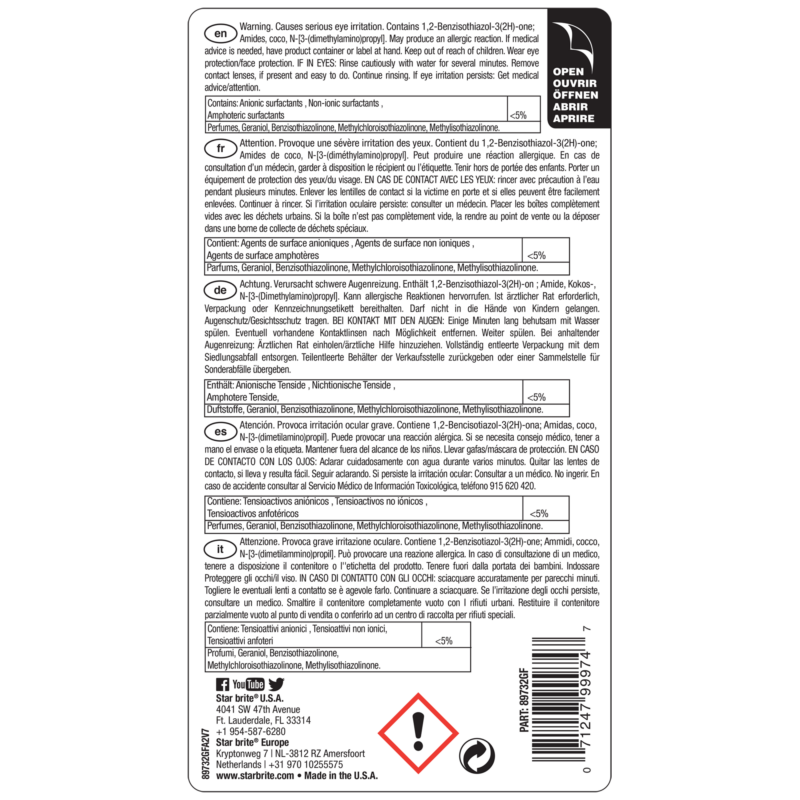 Star brite Sea Safe Boat Wash No Phosphates - Image 2