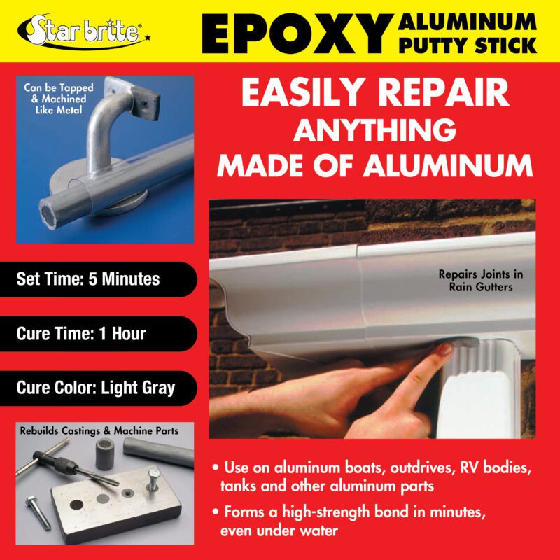 Star brite Epoxy Aluminium Putty Stick