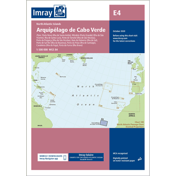 Imray E4 Arquipélago de Cabo Verde