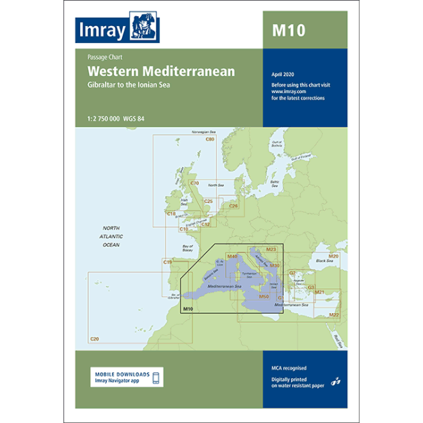 Imray M11 Western Mediterranean