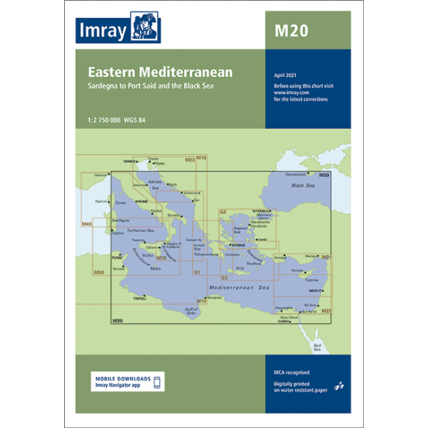 Imray M20 Eastern Mediterranean