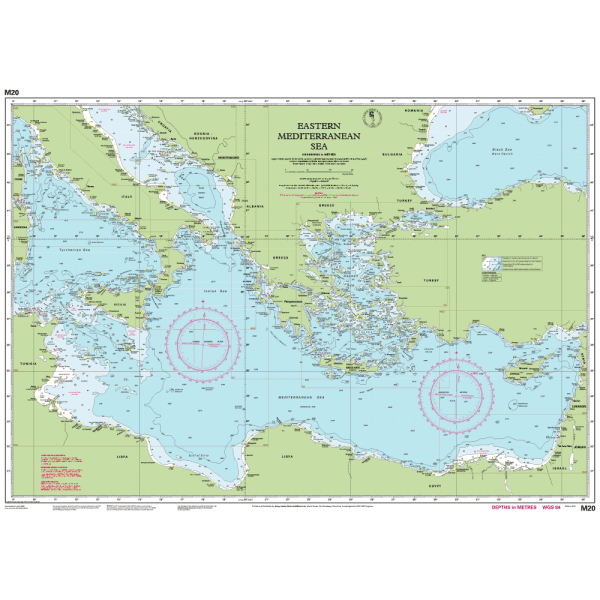 Imray M20 Eastern Mediterranean