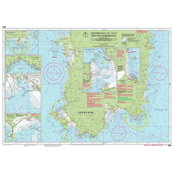 Imray M9 South Sardegna