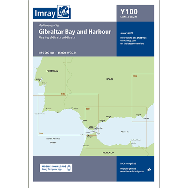 Imray Y100 Gibraltar Bay and Harbour