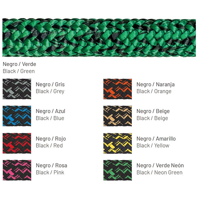Sea sport dyneema and polyester colours