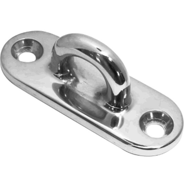 Oval Thimble With Eye Stainless Steel