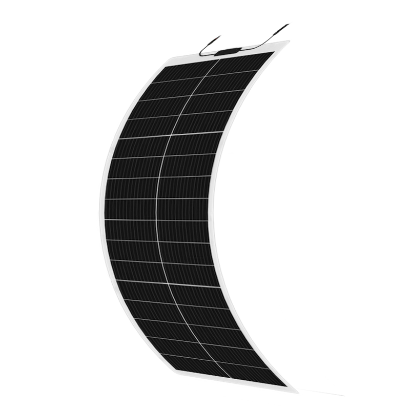 Semi-Flexible Solar Panel 100W White