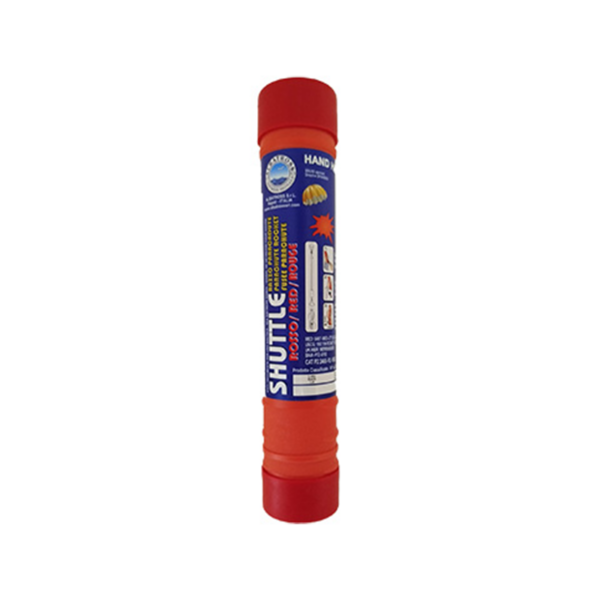 Red Distress Parachute Rocket