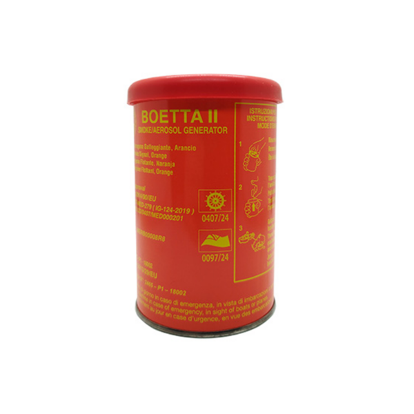 Buoyant Orange Smoke Distress Signal