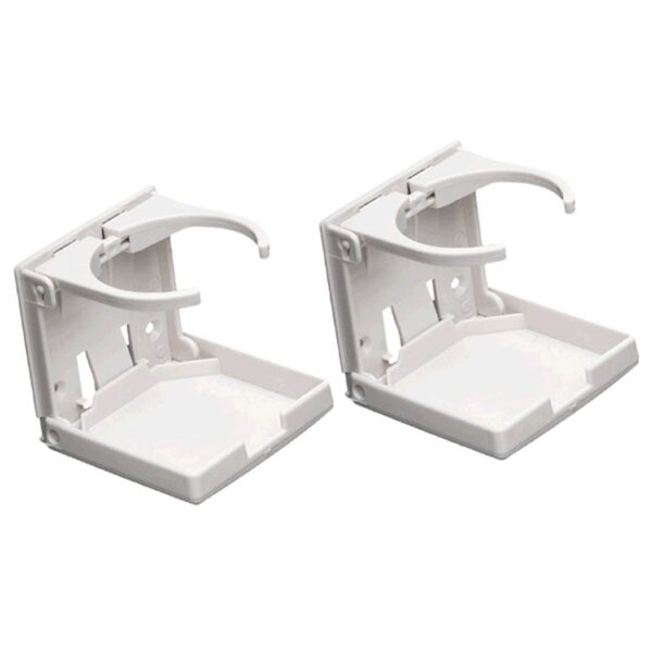 Foldable Plastic Drink Holder White