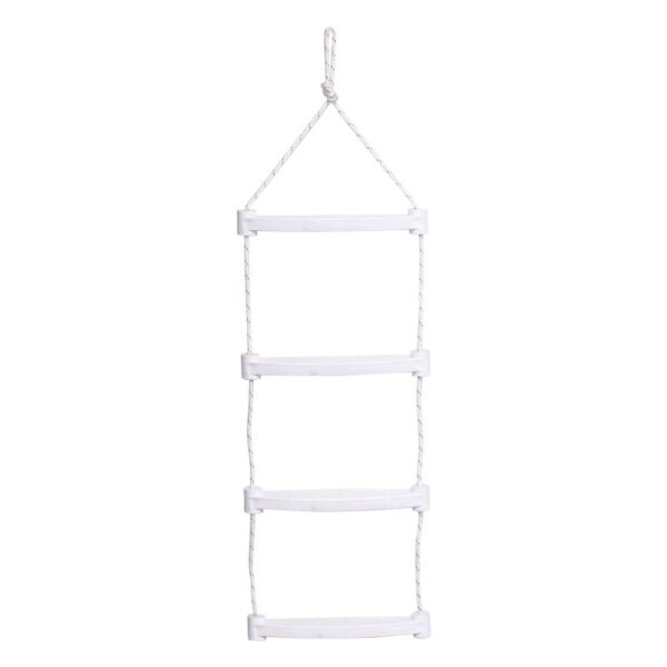 Lalizas Rope Ladder 4 Steps White