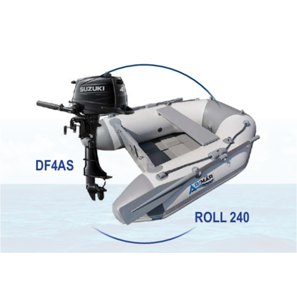 Arimar 240 Roll + Suzuki DF4AS Pack