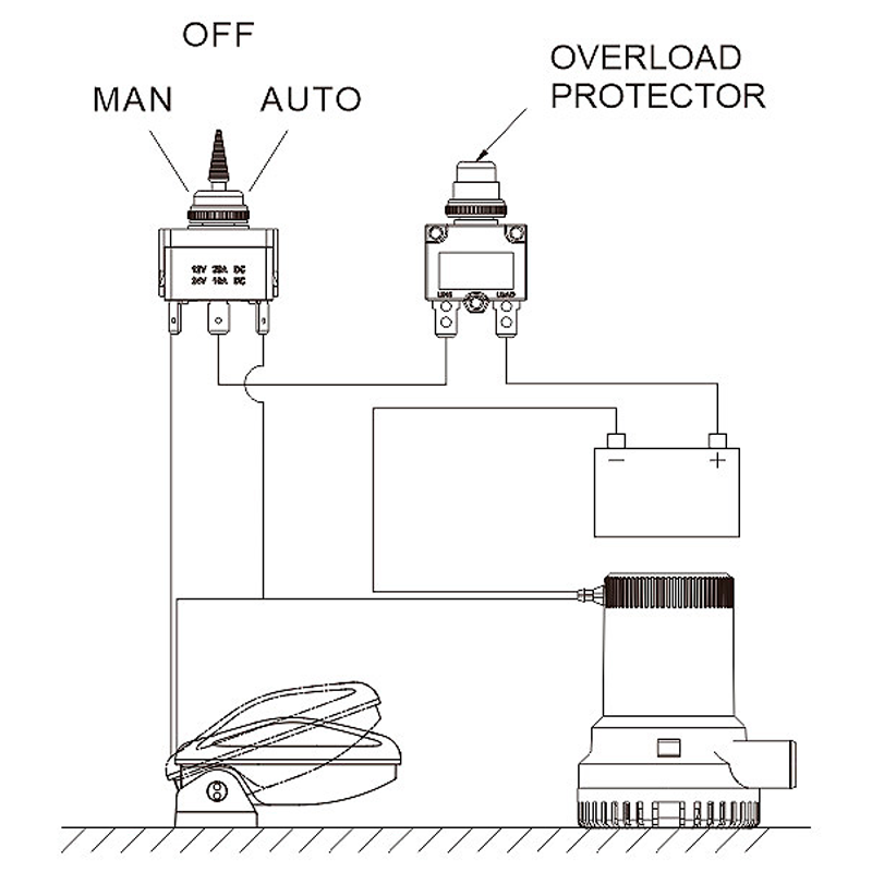 Seaflo Float Switch 18A 12/24V - Image 4