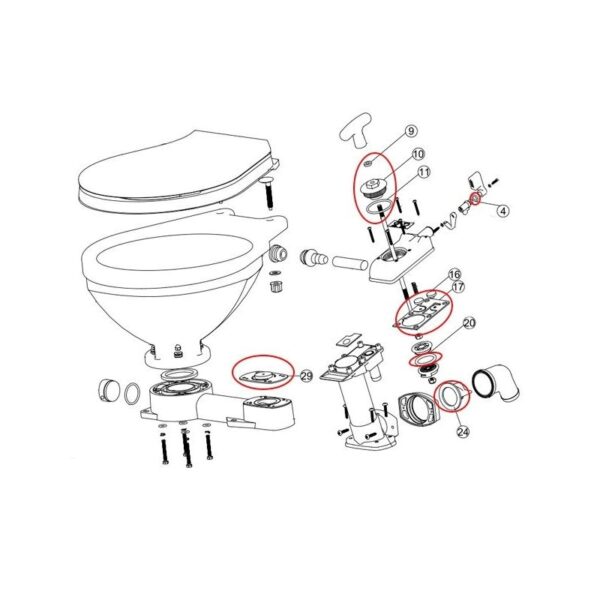 Nuova Rade Major Service Kit LT-0 & LT-1